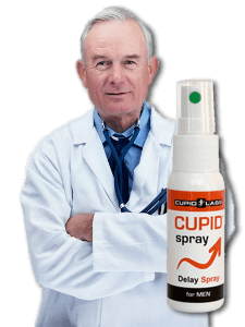 Doctor Pierson, who approves the delay spray – Cupid Spray. 