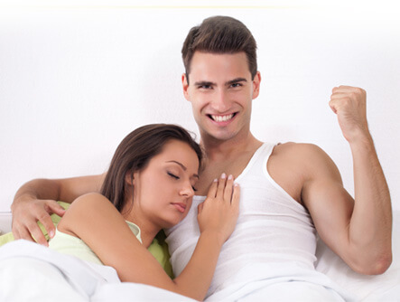 happy man on the duration of sexual intercourse and spray retention ejaculation who have benefited.